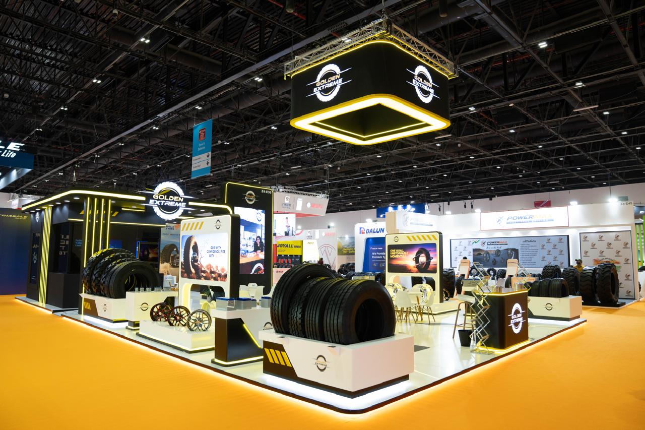 Golden Extreme exhibition stand at Automechanika Dubai