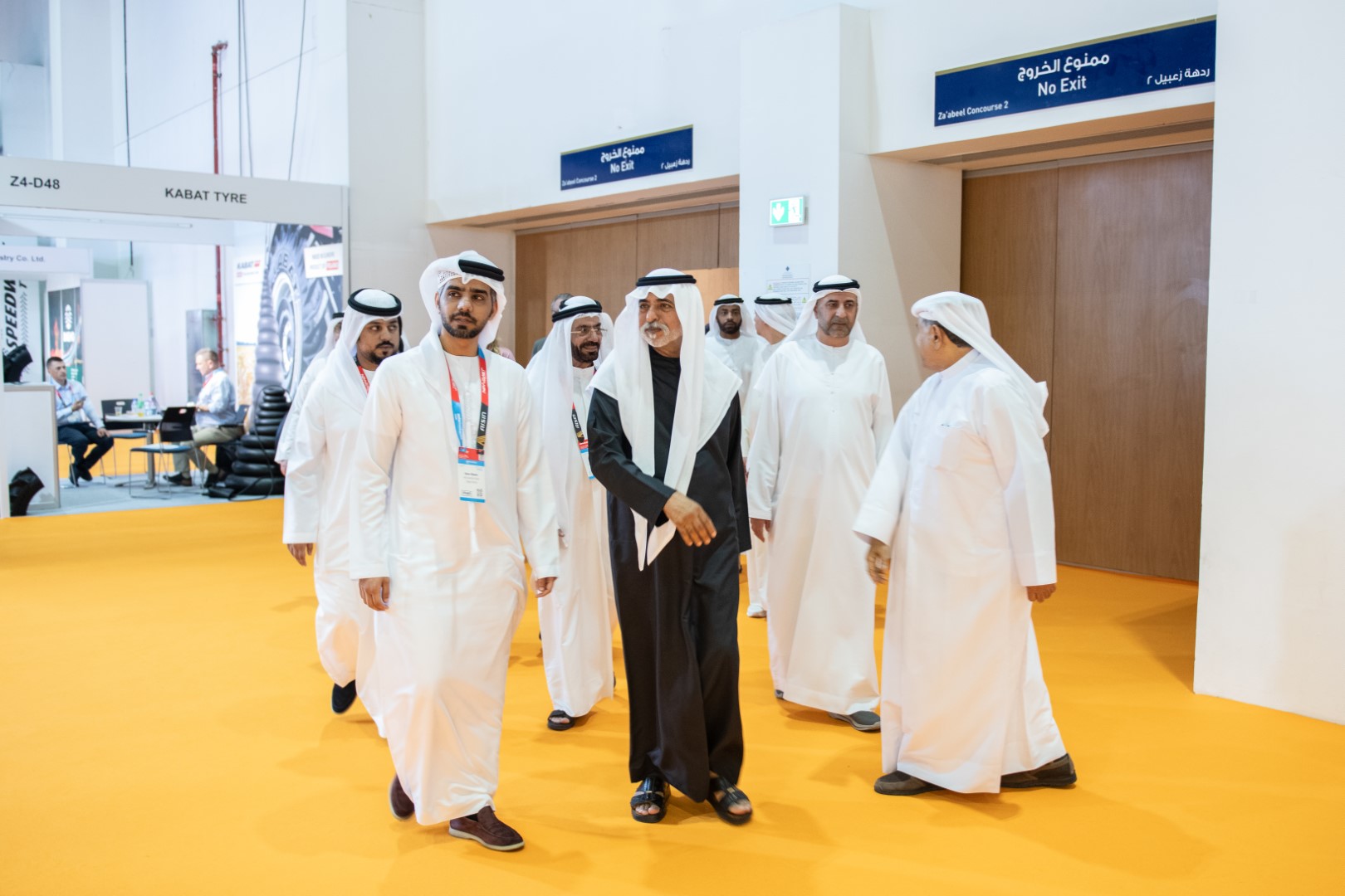 H.H. Sheikh Nahyan bin Mubarak visiting Golden Extreme at Automechanika Dubai 2025